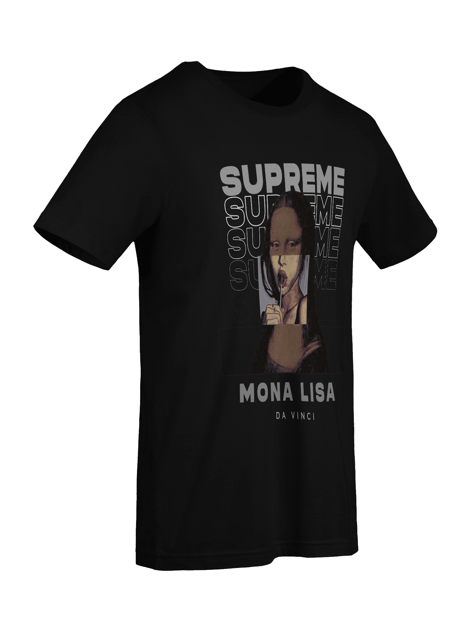 Street Art Mona Lisa Graphic Tee product image (9)