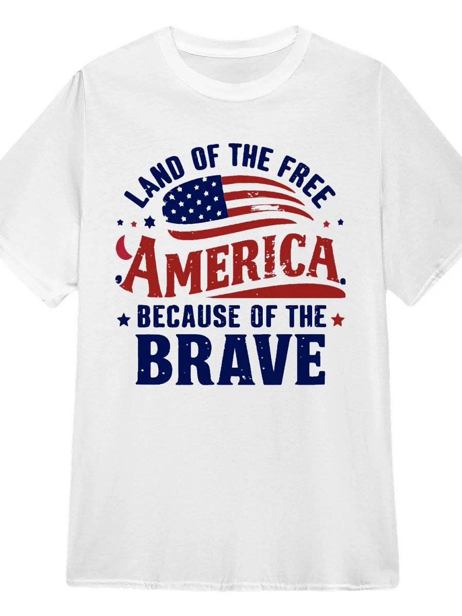 Land Of The Free Because Of The Brave Shirt product image (4)
