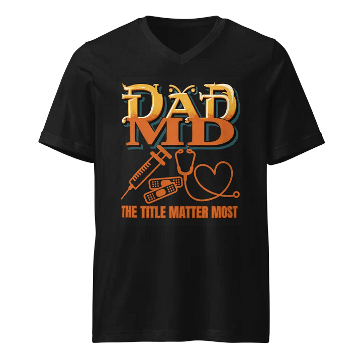 DAD MD Medical Typography T-Shirt product image (1)
