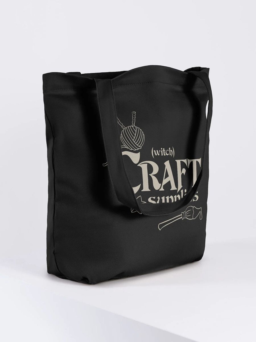 (Witch) Craft Supplies Eco Cotton Tote Bag - Black product image (4)