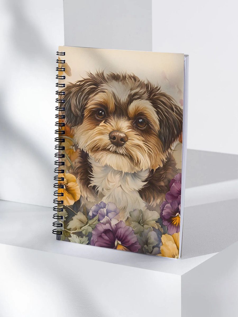 Pansy Dog Spiral Notebook product image (4)