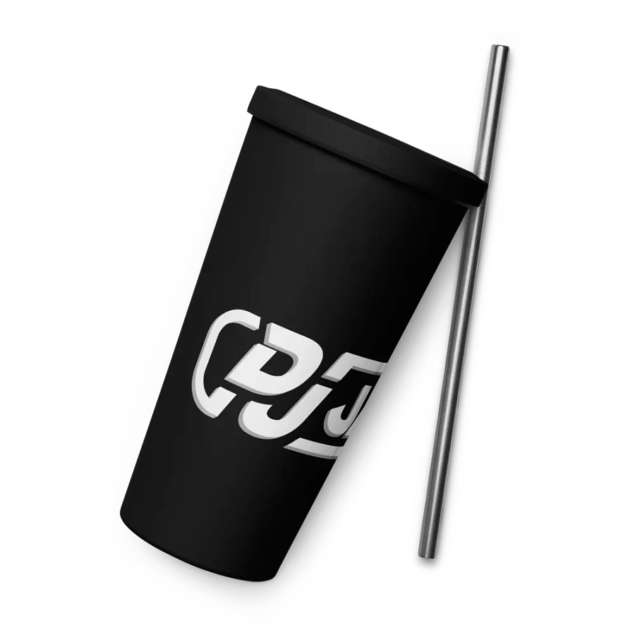 Dj JayCan Insulated Tumbler with a Straw Black product image (9)