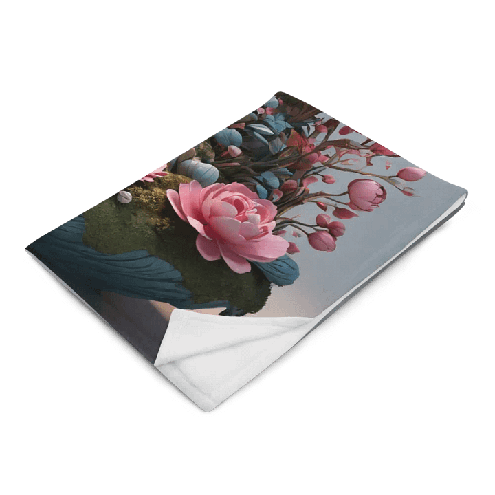 The floral hut design throw blanket product image (14)