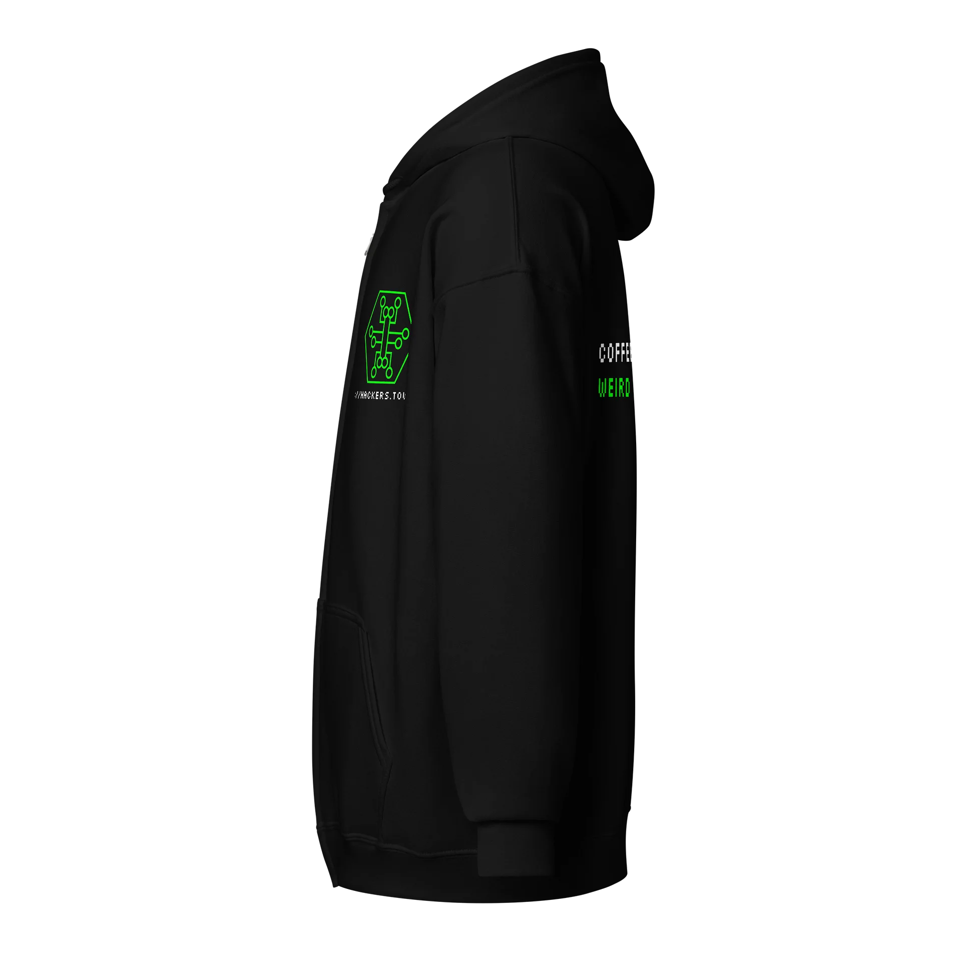 coffee hoodie, green product image (3)