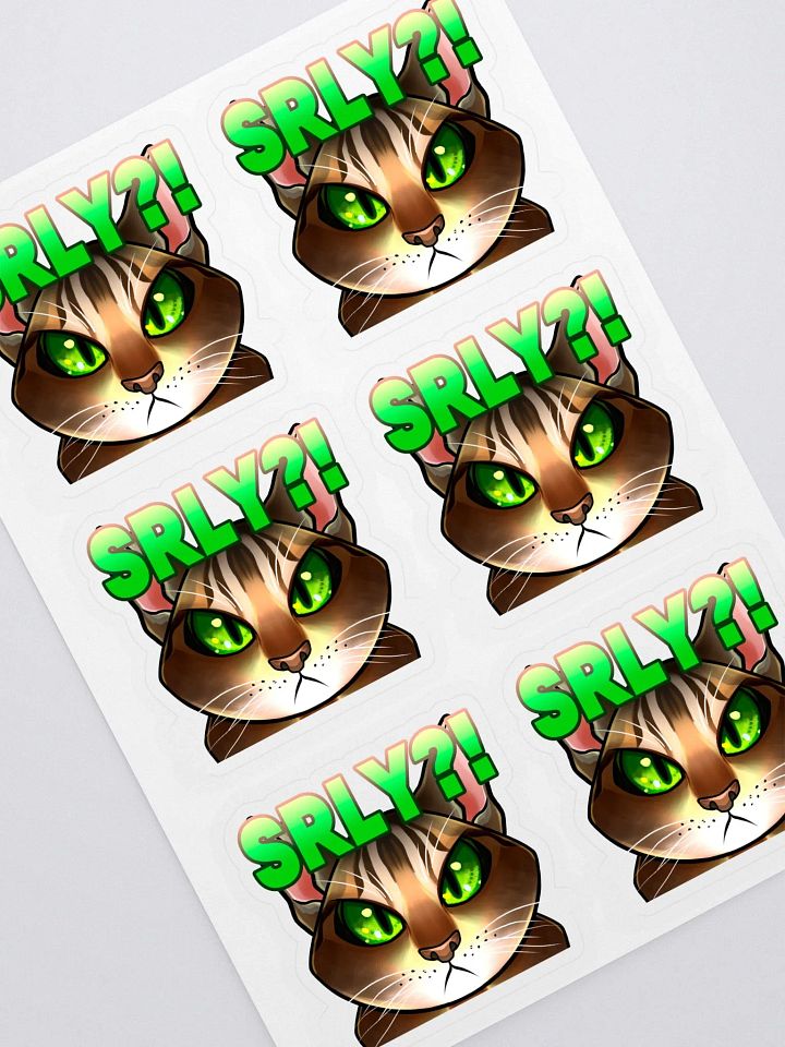 SRLY??! stickers product image (2)