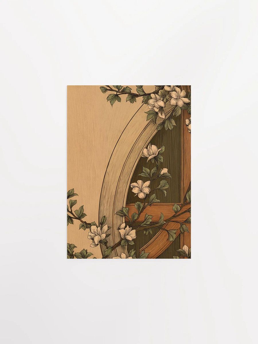 Blossoming Archway Matte Poster product image (1)