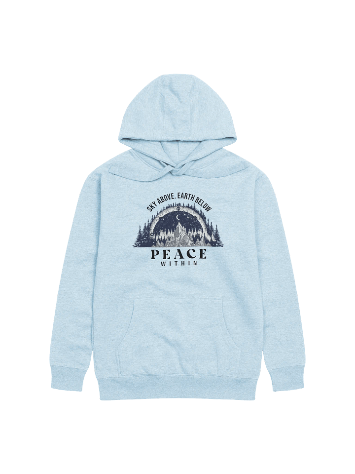 sky above earth below peace within hoodie product image (1)