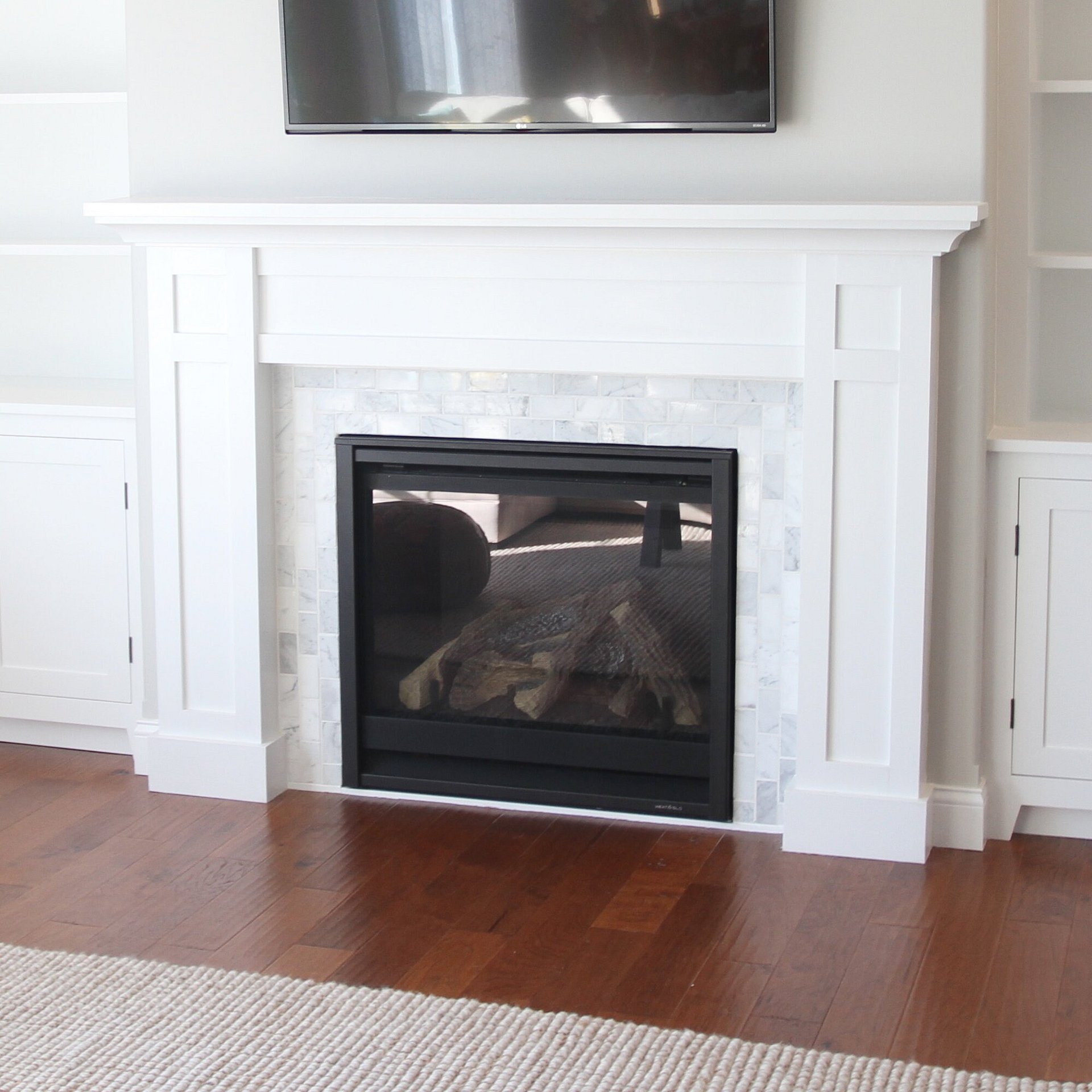 Shaker Fireplace Surround - Woodworking Project Plan and 3D SketchUp Model product image (2)