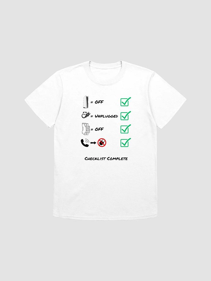 "The Checklist" T-Shirt product image (1)