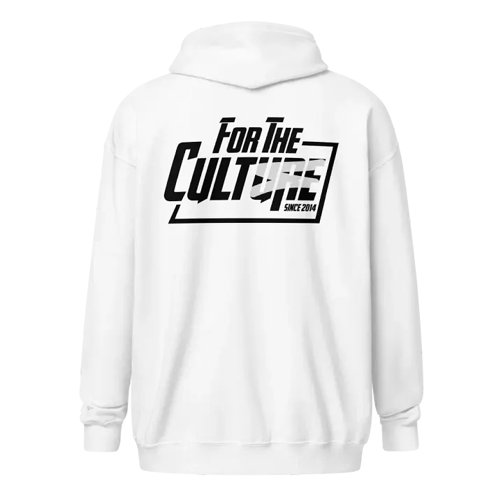 For the Culture Black / White Zip Up product image (9)