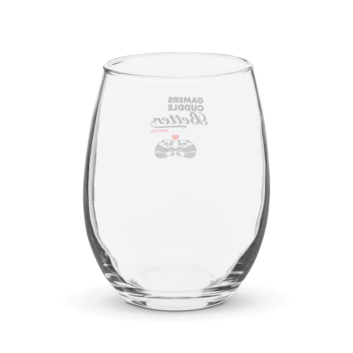 Gamers Cuddle Better Wine Glass product image (2)
