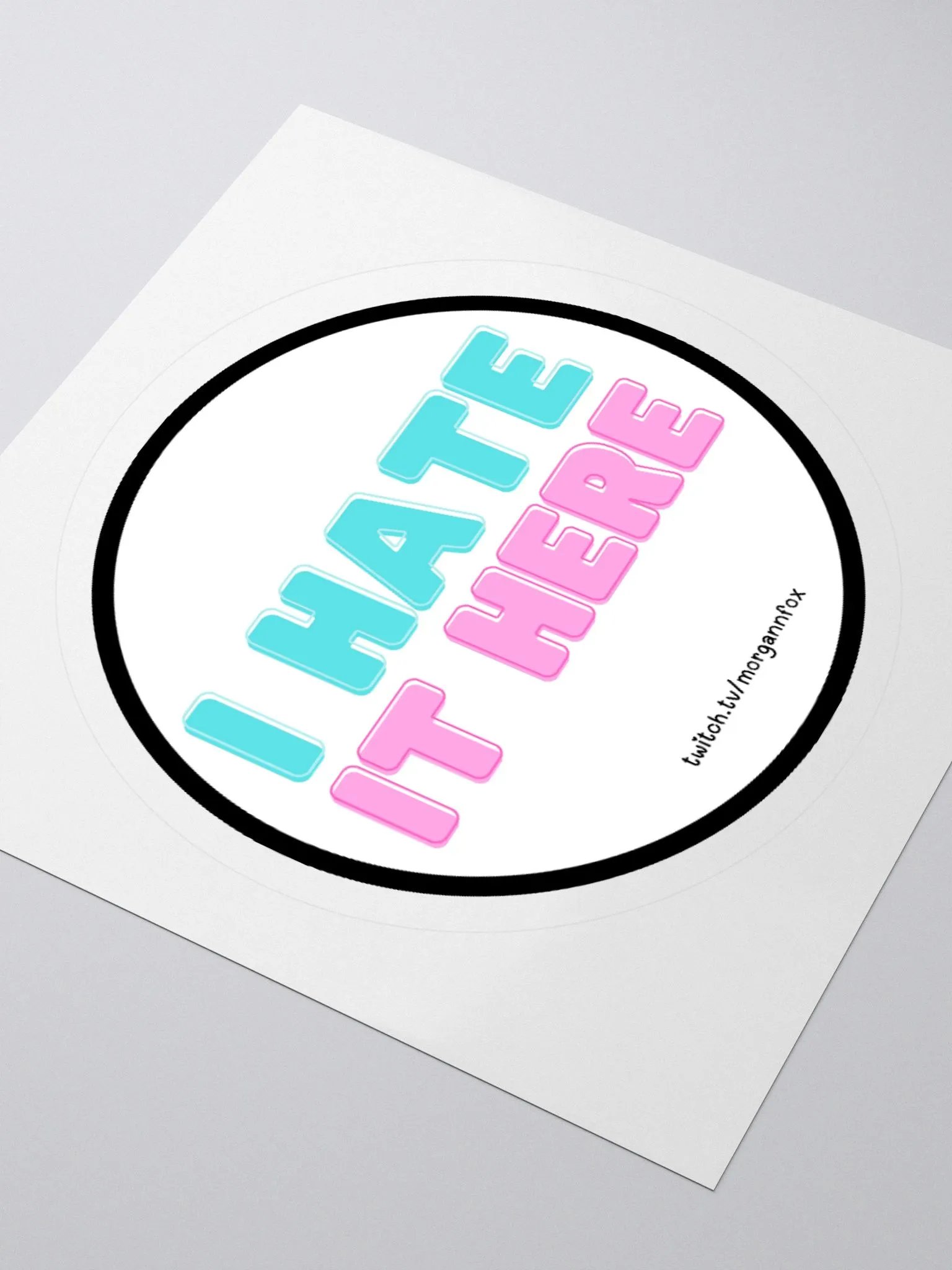 I HATE IT HERE STICKER product image (8)
