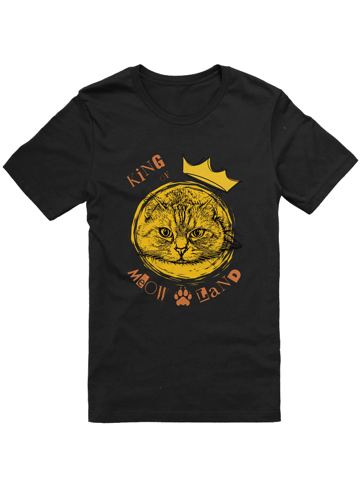 King of Meowland Cat Lover T-Shirt product image (1)