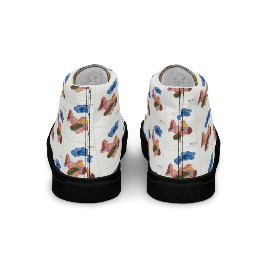 Kid Airplane (Women's High Top Canvas Shoes) product image (3)