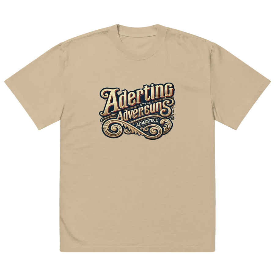 Adtering Ornate Typography Tee product image (2)