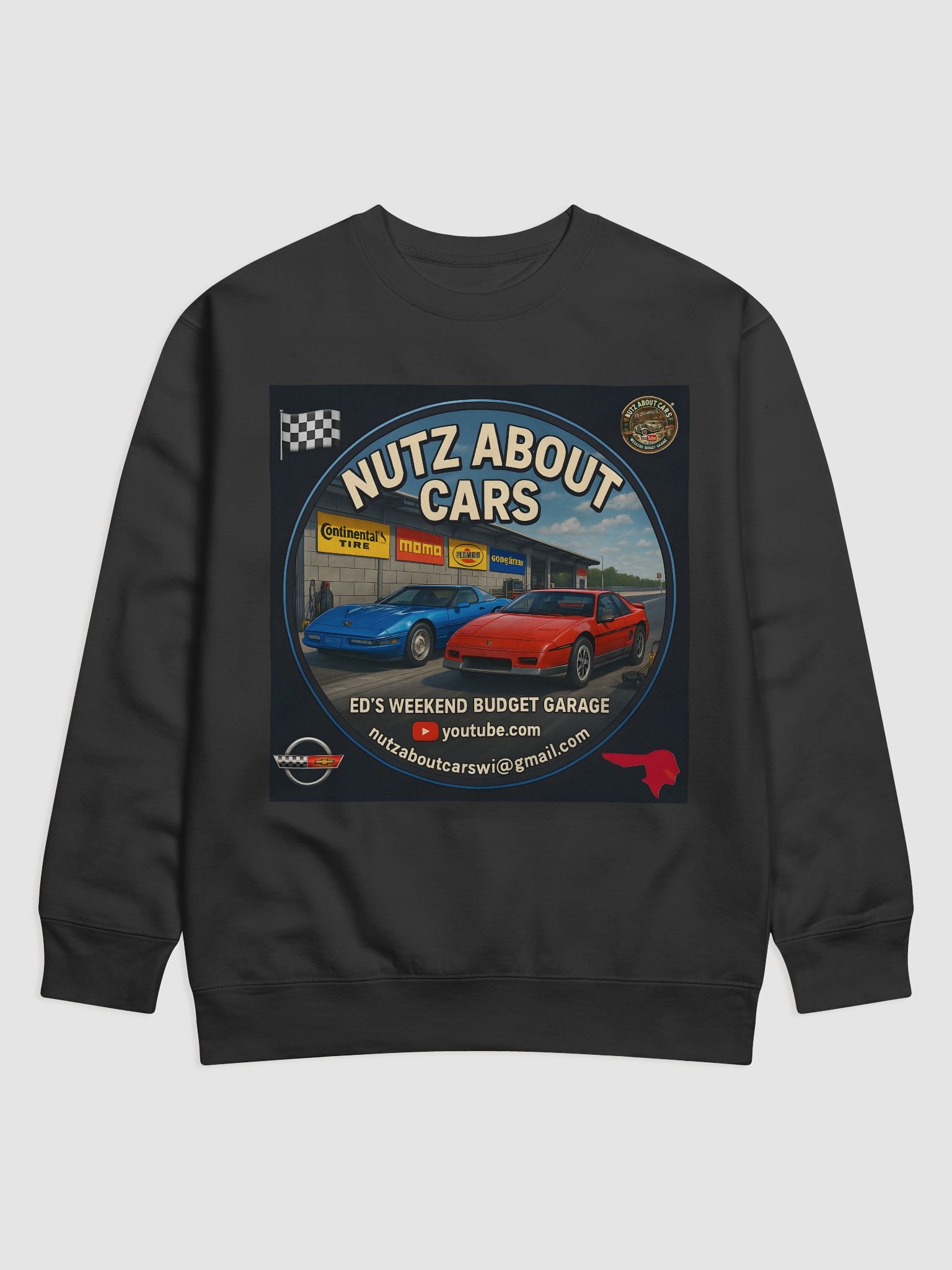 Nutz About Cars Weekend Garage Sweatshirt product image (1)
