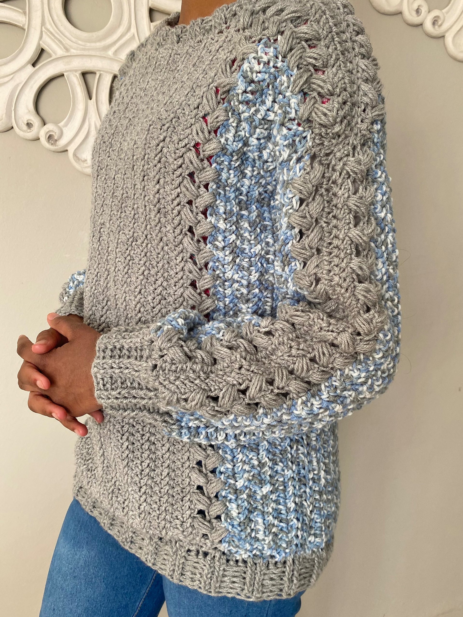 Crochet Sweater KK Written Pattern product image (2)