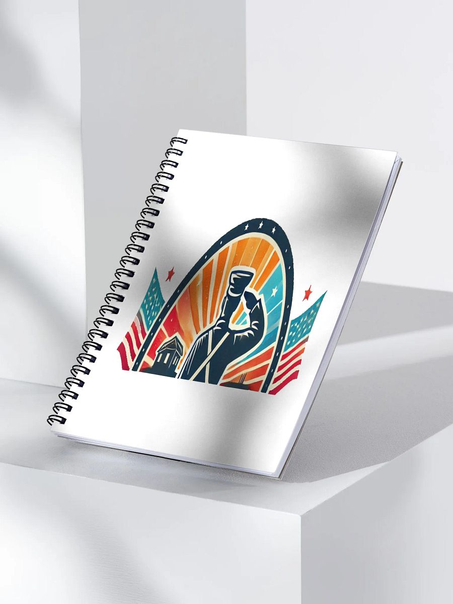Patriotic Salute Spiral Notebook product image (3)