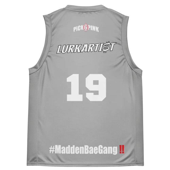 Madden Bae Jersey 👨‍🎨 (Gray + White Logo) product image (2)