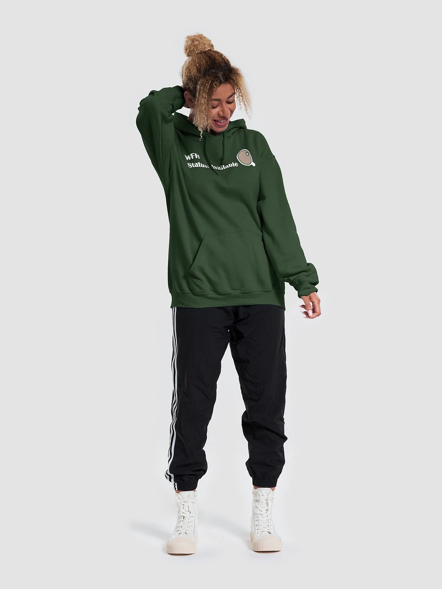 Team WFH, Status Available, Green Hoodie product image (5)