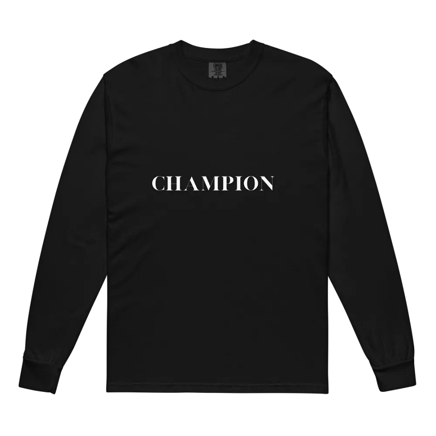 Champion comfort unisex heavyweight Long sleeve shirt product image (4)