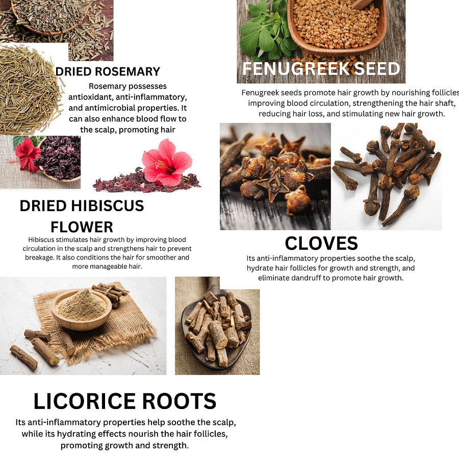 Herb Infused Hair Growth Oil product image (6)