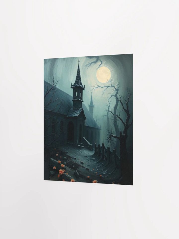 Moonlit Gothic Path Poster product image (9)