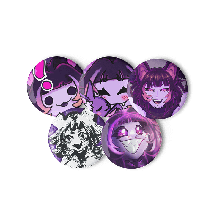 RABID ANYU BUTTON PINS!!! product image (3)
