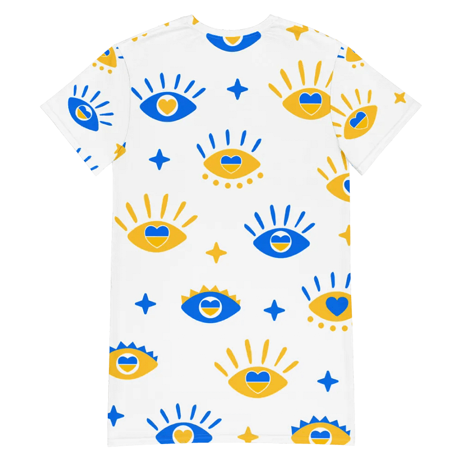11:11 Evil Eye Divinely Protected All-Over T-Shirt Dress product image (6)