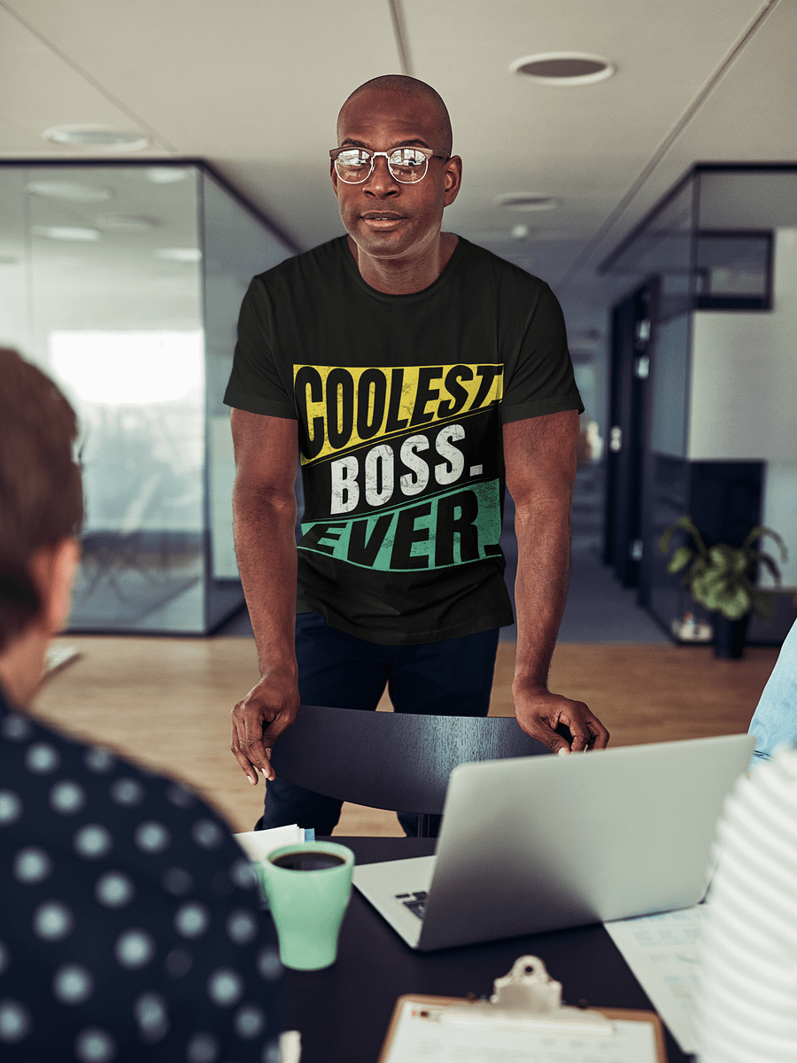 Special Edition Heavyweight T-Shirt – Coolest Boss Ever | Ultra-Soft, Elevated Fit & Leadership-Inspired product image (4)