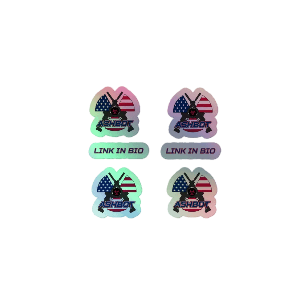RWB Kiss-Cut Holographic Stickers product image (1)