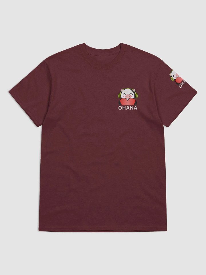 Mr. Moo Moo Ohana Shirt Maroon product image (1)