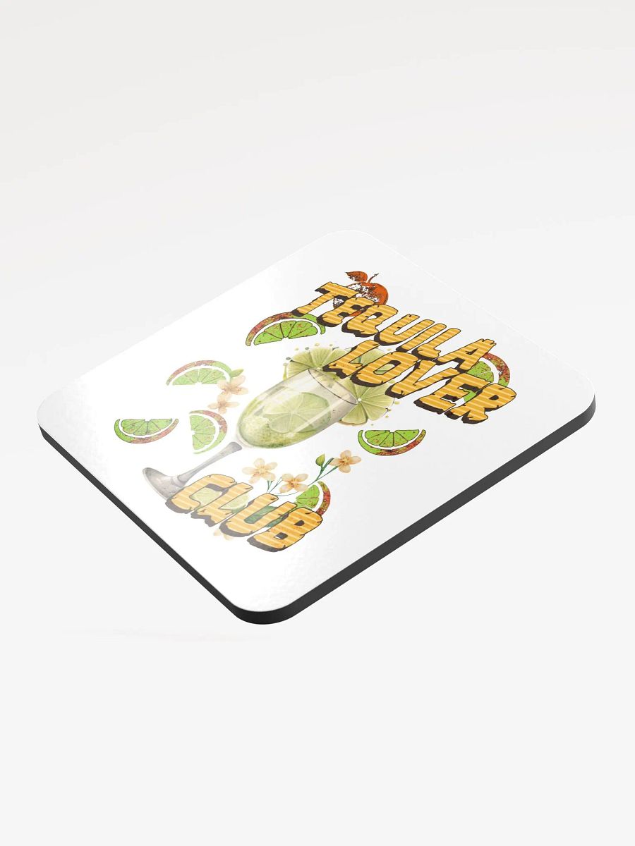 Tequila Lover Club Lime Fiesta Glossed Cork Coaster product image (3)