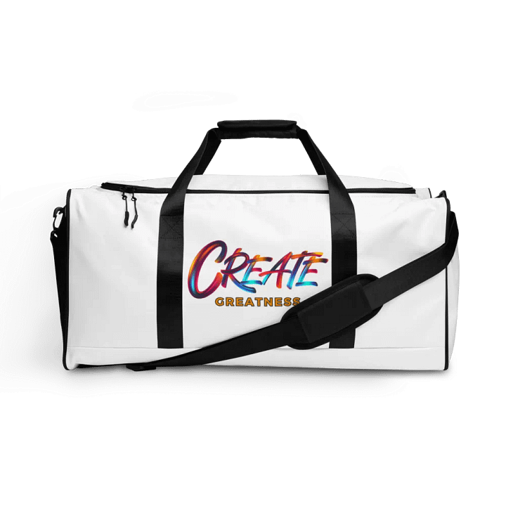 Create Greatness All-Over Duffle Bag product image (1)