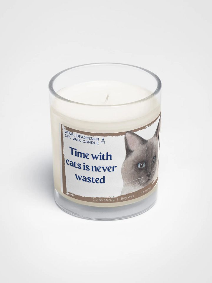 Siamese Cat Lover Best Gift, Large Capacity, Great Value & Eco-Friendly Candle – 1.2 lbs of Pure Serenity product image (2)