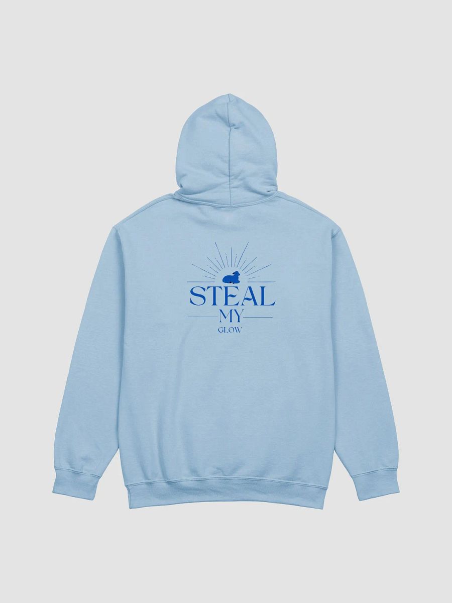 Blue hue Steal My Glow hooded sweatshirt. product image (3)