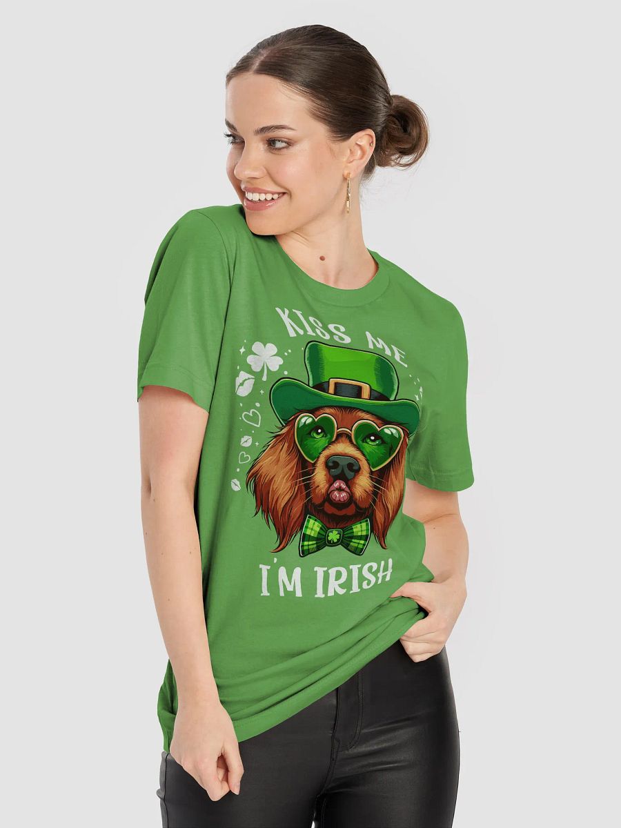 Irish Setter Kiss Me I'm Irish St. Patrick's Day T-Shirt product image (4)