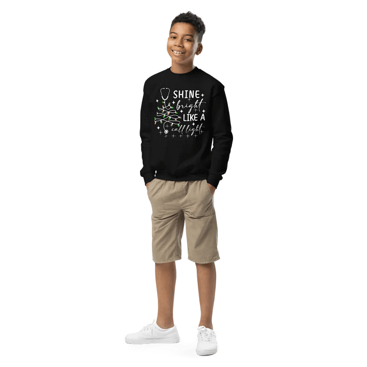 SHINE BRIGHT LIKE A CALL LIGHT KID'S SWEATSHIRT product image (1)