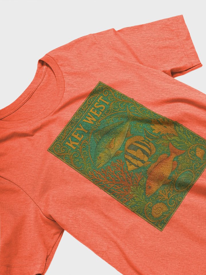 Key West Tropical T-Shirt Ultra Soft Tee with Fish product image (1)