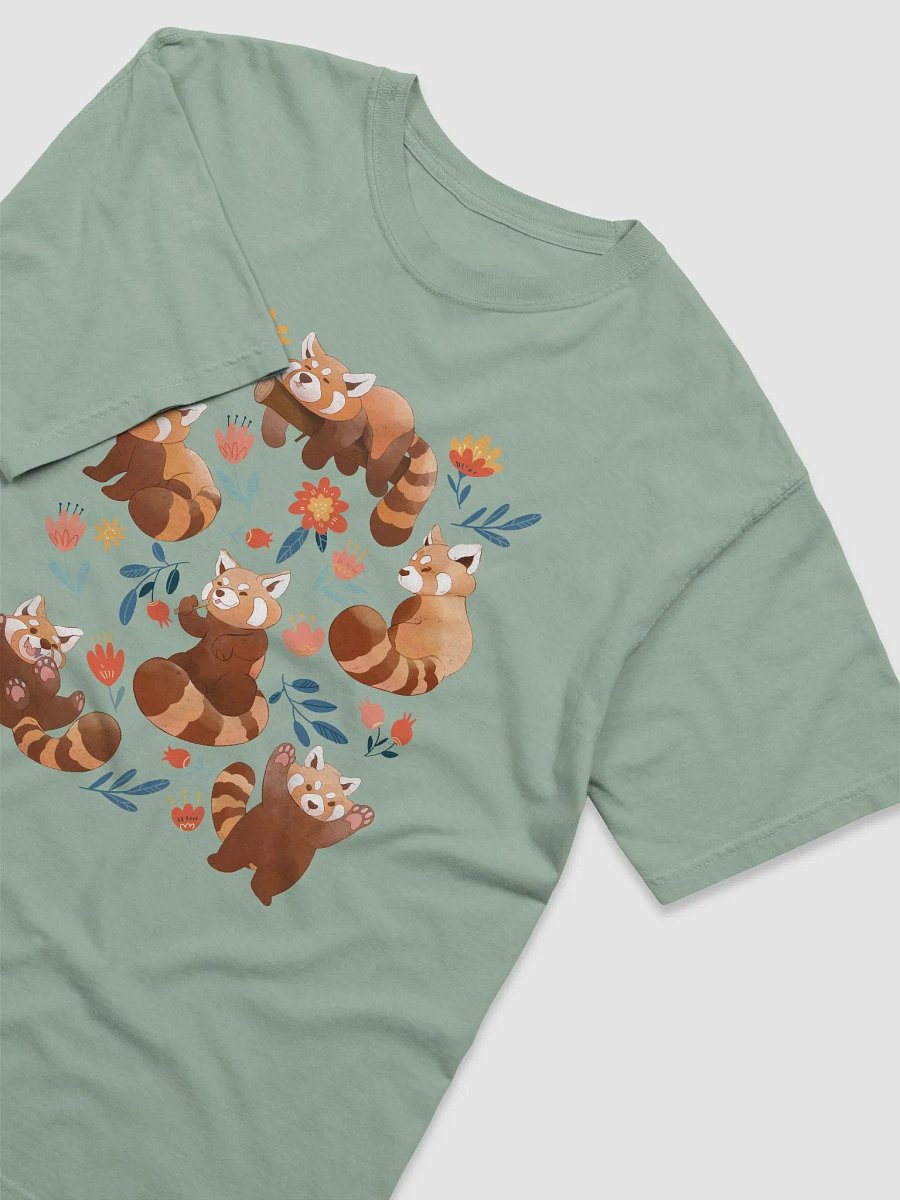 Cottagecore-Style Shirt of Kawaii Red Pandas | Cottagecore, Goblincore, and Forestcore-Inspired Red Pandas T-Shirt product image (6)