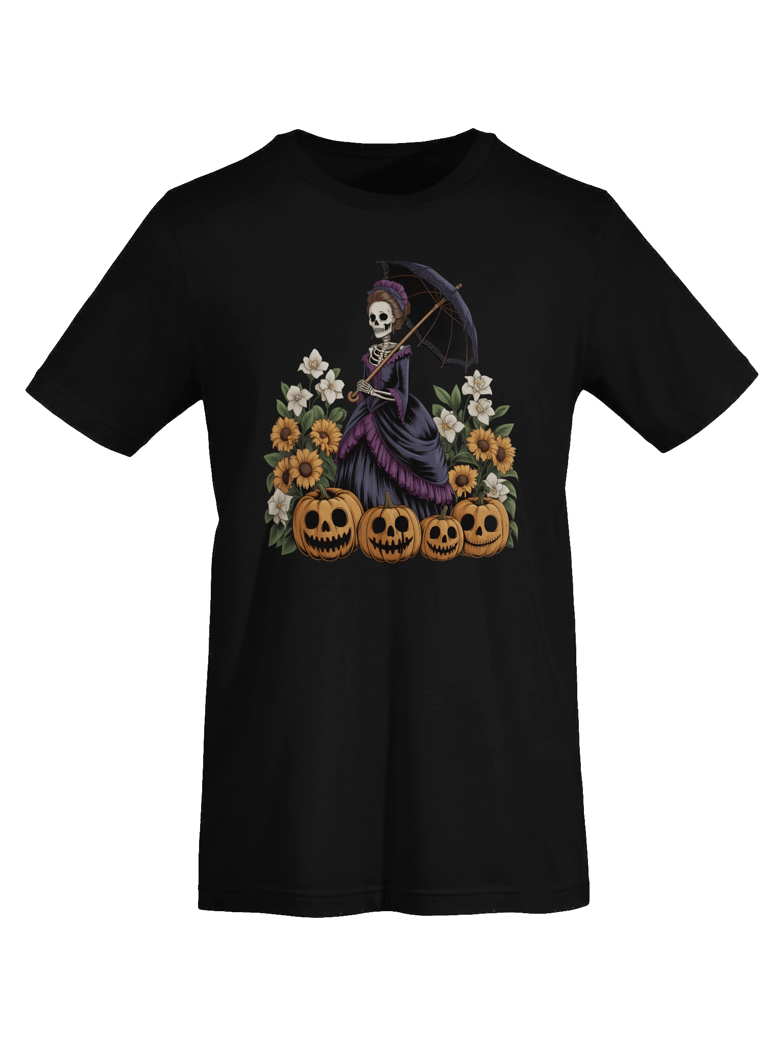 Elegant Skeleton Parasol T-Shirt product image (14)