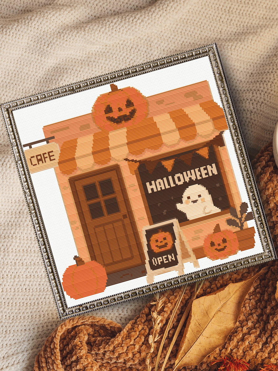 Boo & Brew Cross Stitch Pattern product image (6)