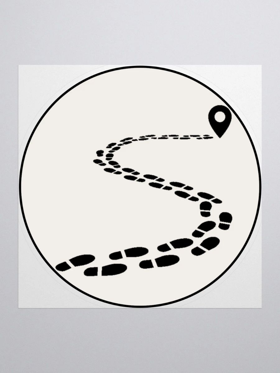 Single Step Logo Sticker product image (1)