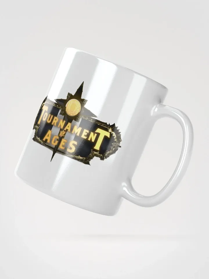 Tournament of Ages - Full Logo - White Glossy Mug product image (2)