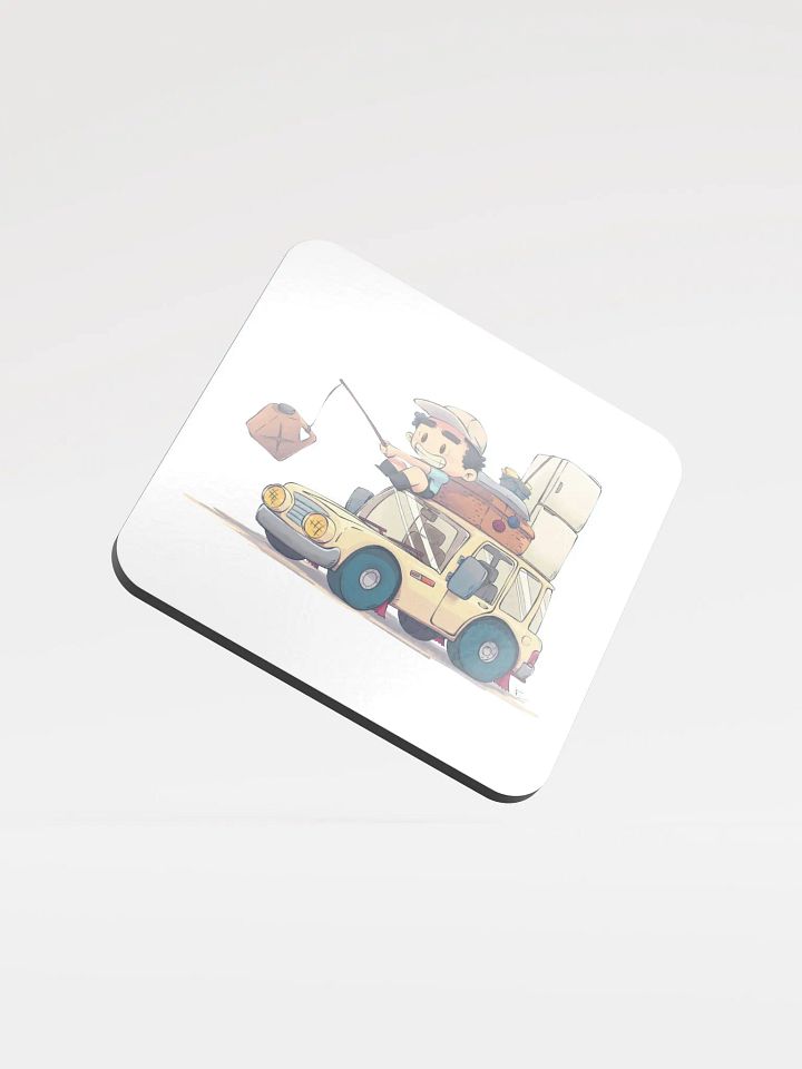 Go Go My Car | Glossed Cork Coaster product image (1)