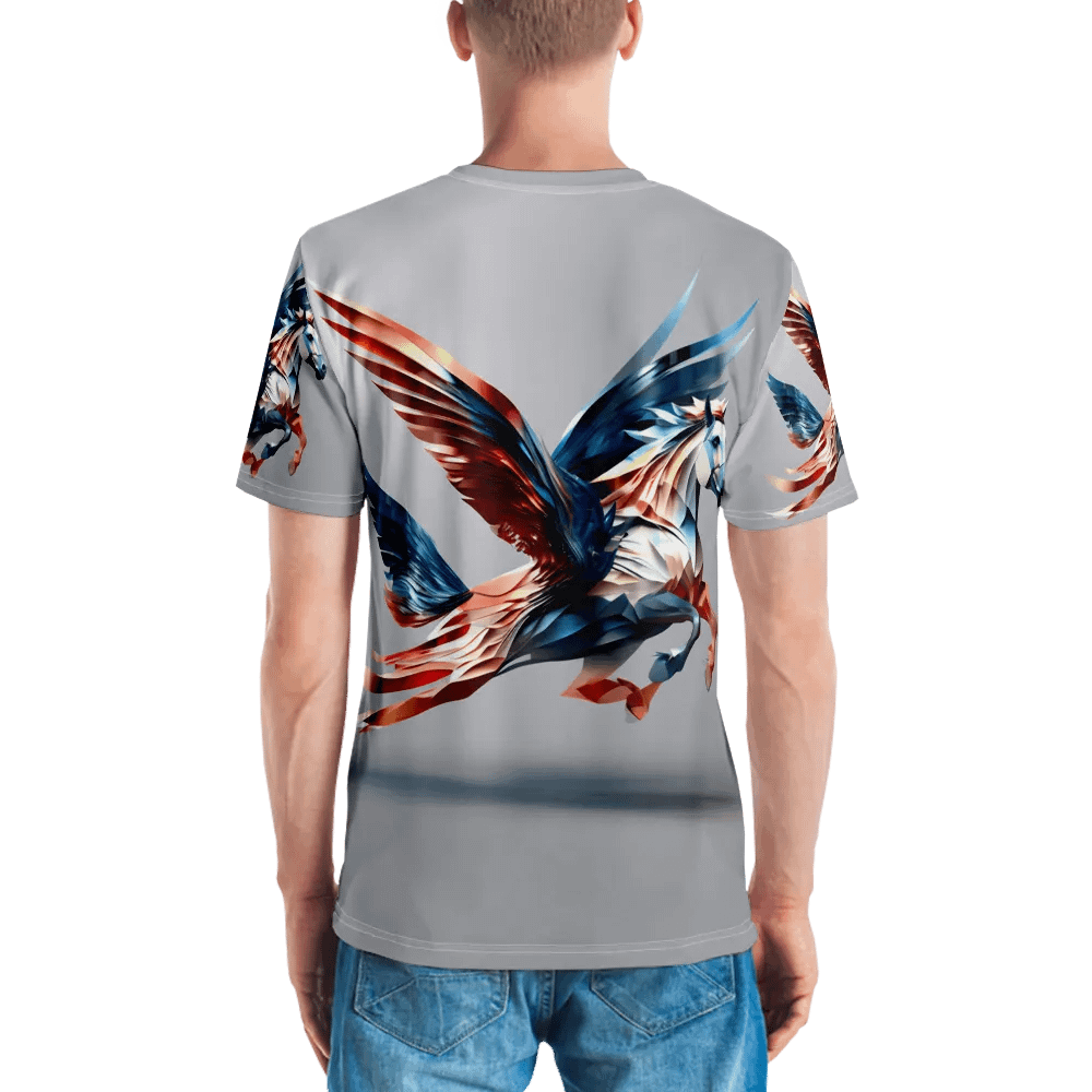 Wings horse flying T shirt product image (2)