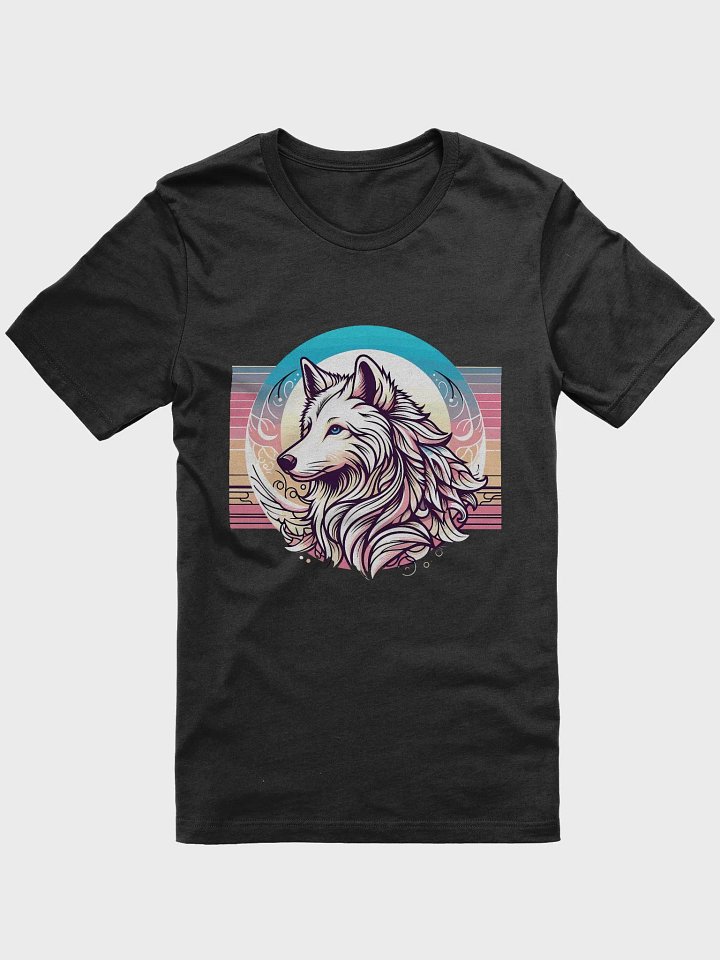 Sunset White Wolf T-shirt product image (1)