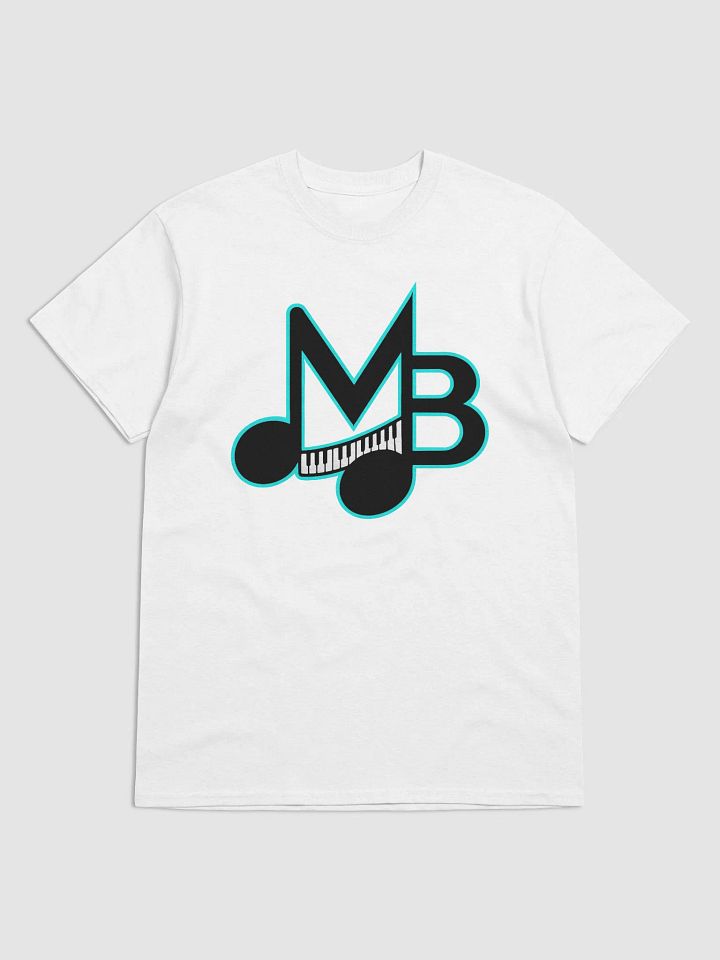 MB Black Cyan White T-Shirt product image (1)