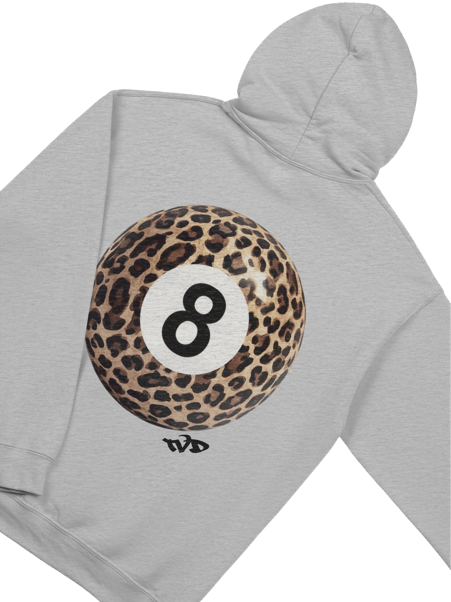 🎱🐆 Leopard 8 Ball Hoodie 🐆🎱 (Light Colors) product image (4)