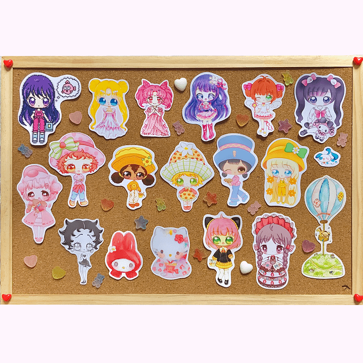 RANDOM 3x Sticker pack product image (1)